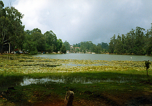 The lake at Kodaikanal